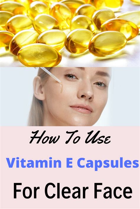 vitamin e for face.